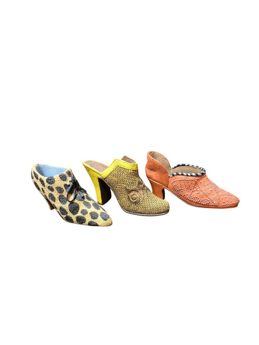 Vintage Miniature High Heel Shoes Fugurine Lot